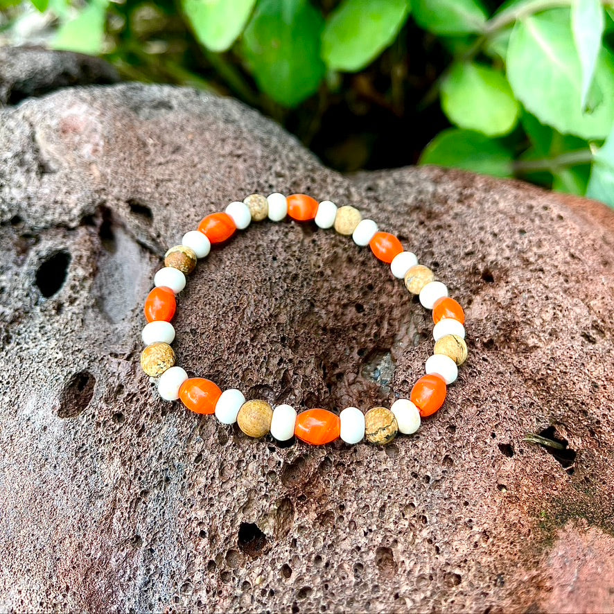 Orange Creamsicle Bracelet