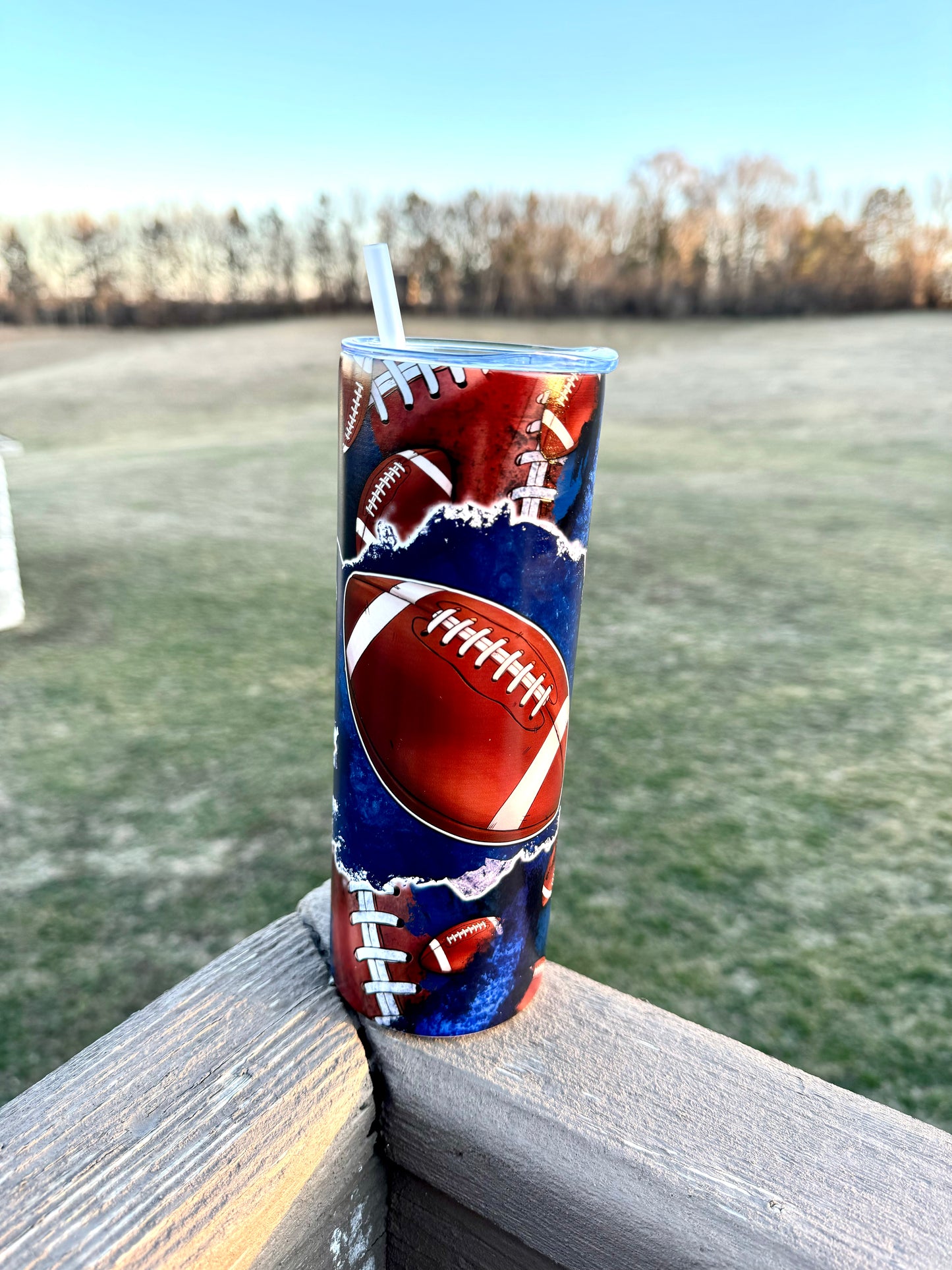 Football 20oz Tumbler