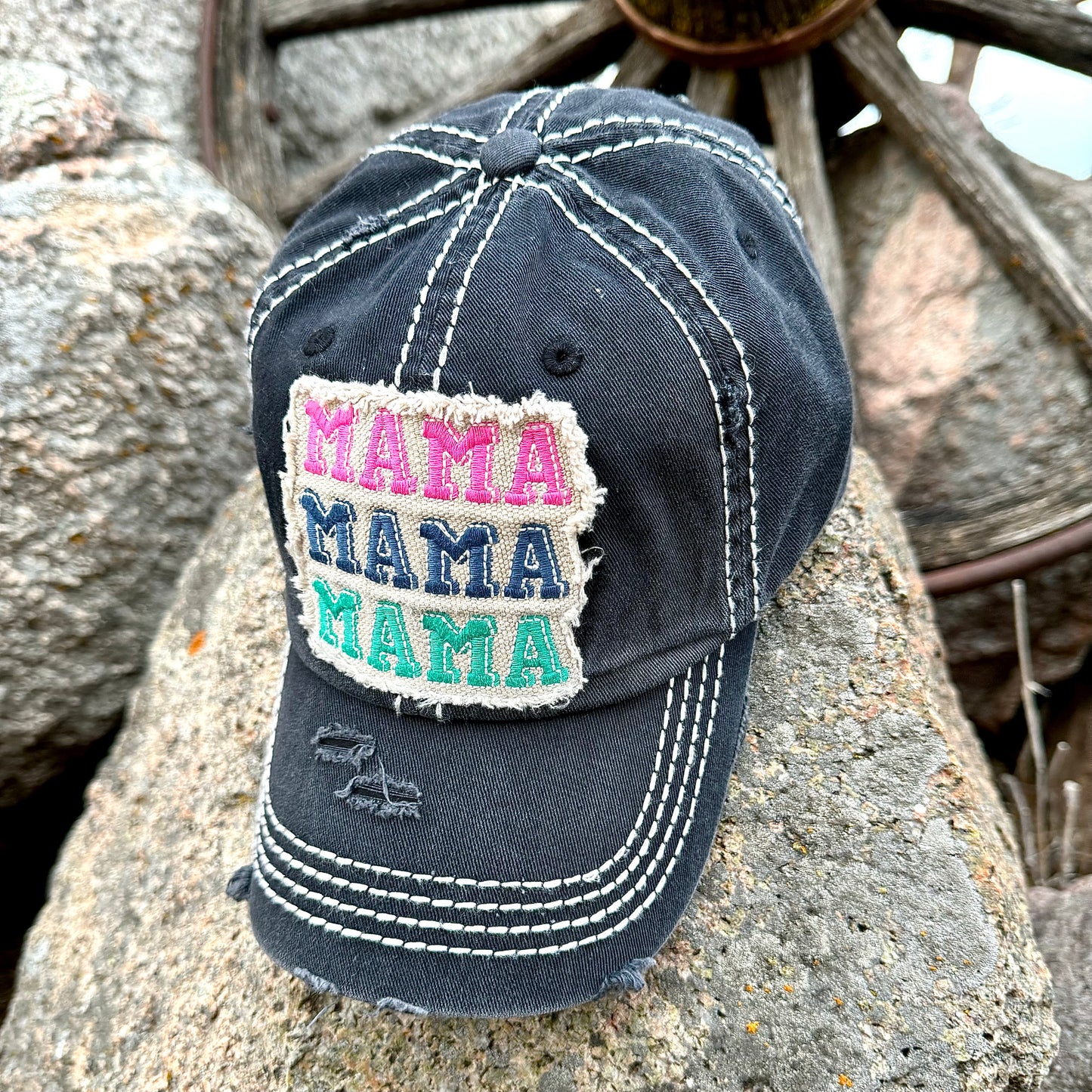 MAMA Stacked Baseball Cap