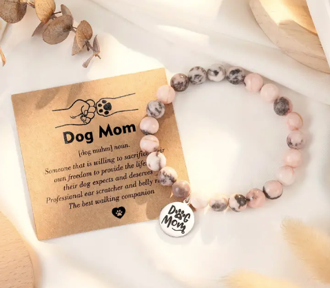Dog Mom Charm Bracelet