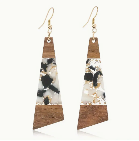 Neutral Fleck Earrings