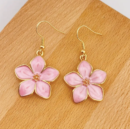 Pink Petals Earrings