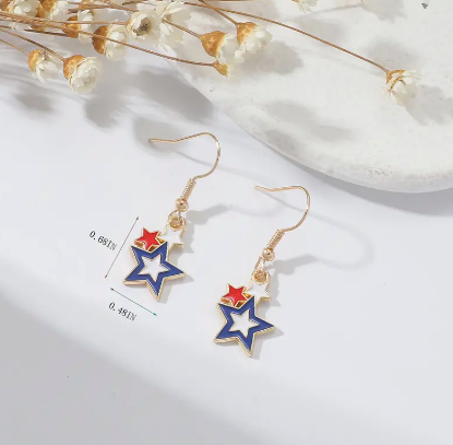 Star Spangled Earrings