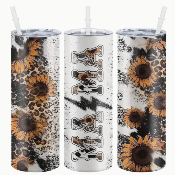 Mama Sunflower 20oz Tumbler