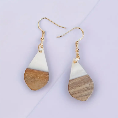 White Yak Spice Earrings